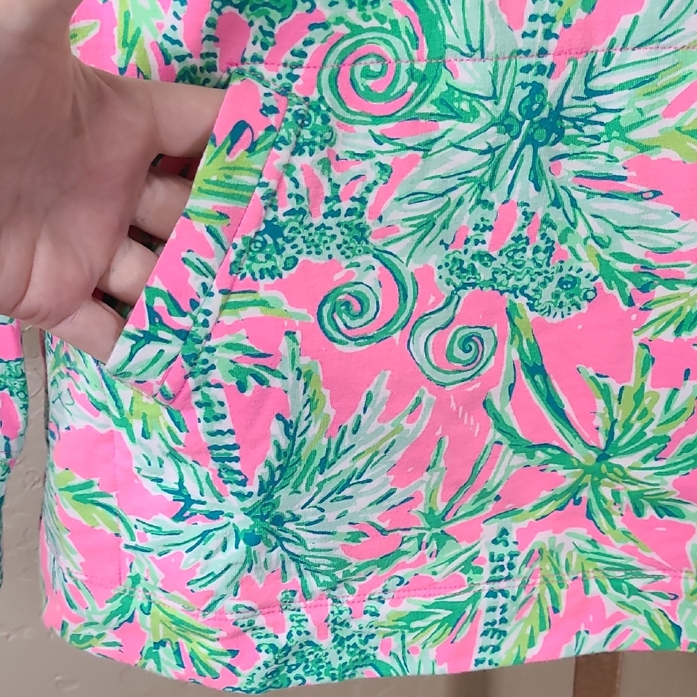 Lilly Pulitzer Skipper Popover Hangin Around Prosecco Pink UPF 50+ XS - Picture 5 of 14